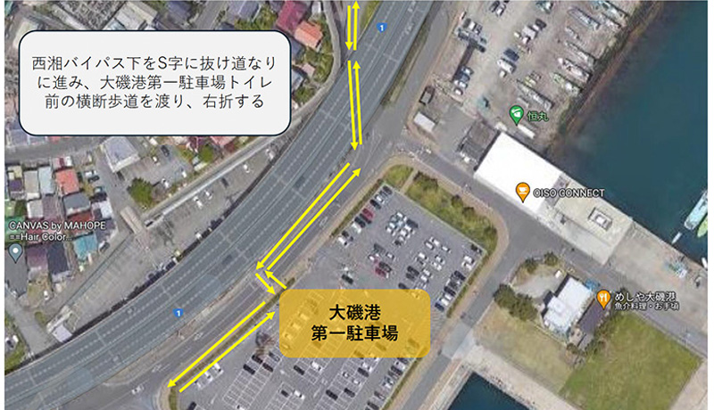 大会会場 ⇔ ポートハウスてるがさき